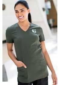 Uniforms - Housekeeping, Spa, Medical Women's Tunic Top Stretch