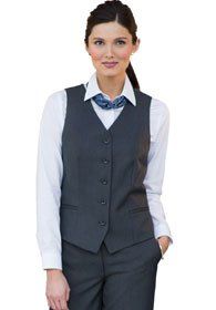 Uniforms - Women's Ladies Synergy Classic Vest, Back Belt Buckle
