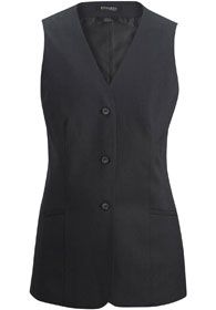Uniforms - Women's Ladies Hip Length Stretch Tunic Vest