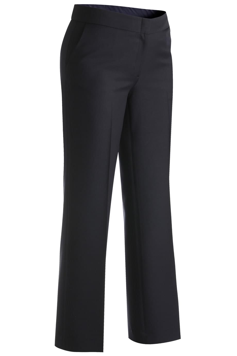 Uniforms - Women's Ladies Dress Pants Flat Front, washable Synergy fabric, Mid-rise