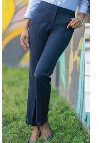 Uniforms - Women's Ladies Dress Pants Flat Front, Synergy tailored fit