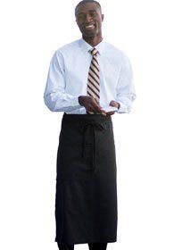 Hospitality Uniforms - Full Long Bistro Apron, pockets