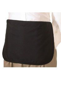 Hospitality Uniforms - Black Waist Apron, no pockets