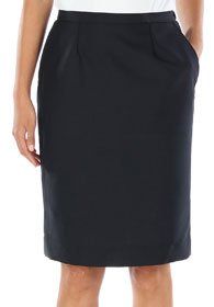 Uniforms - Straight Skirt Polyester, Elastic Waist