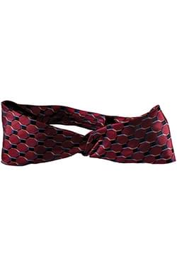 Uniforms - Women's Ladies Neckwear Honeycomb Ascot Loop, Twisted Tie, Red Wine