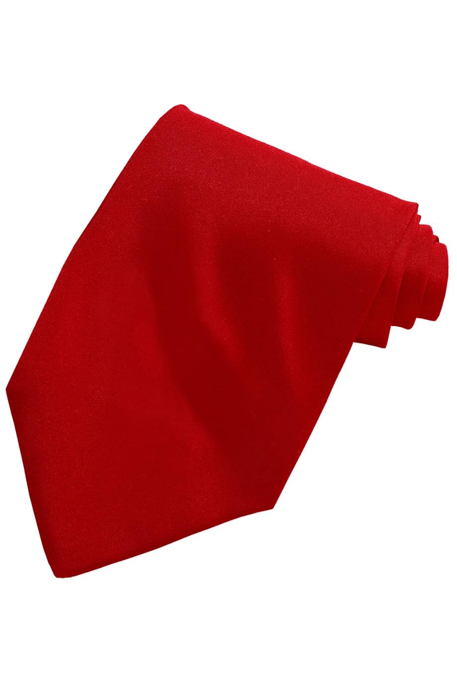 Uniforms - Solid Colour Color Tie, Red