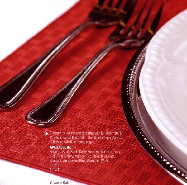 Hospitality - Lattice Placemat