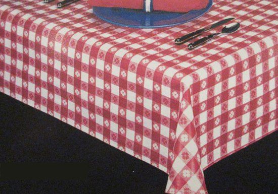 Hospitality Laminated Fabric Tablecloth