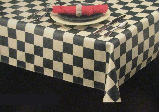 Hospitality Laminated Fabric Tablecloth