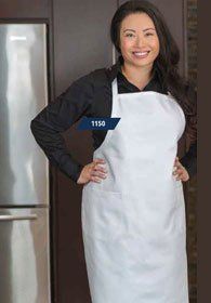 Hospitality Uniforms - Adjustable Neck Strap Bib Apron no pockets