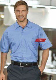 Uniforms - Work Maintenance 2 Two Pocket Shirt Short Sleeve