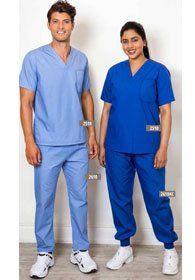 Uniforms - Housekeeping, Spa, Medical Scrubs V-Neck Top