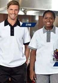 Uniforms - Kitchen Cook Shirt Pullover Contrast Trim