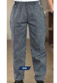 Uniforms - Kitchen, Chef Baggy Pants - Gangster Stripe, Pinstripe