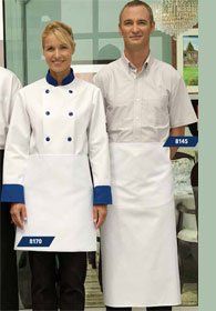 Hospitality Uniforms - Aprons - Reversible, Square, Kitchen Aprons