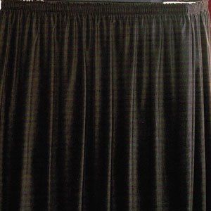 Hospitality Table, Stage Skirting, Shirred Pleat