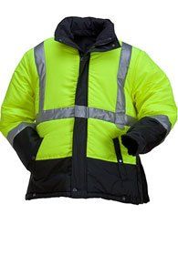 Uniforms - High Visibility Hi-Vis Reversible Jacket Coat