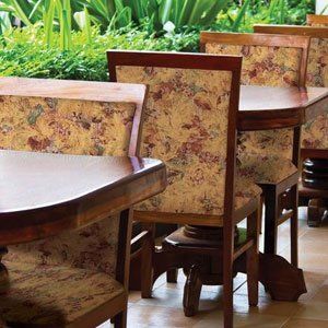 Hospitality Padded Vinyl Tablecloth Upholstery