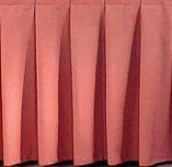 Hospitality Table, Stage Skirting - Accordion Pleat