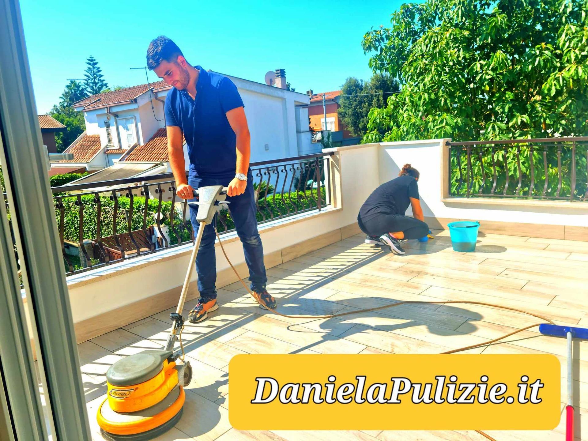 pulizie pavimenti esterni dopo ristrutturazione