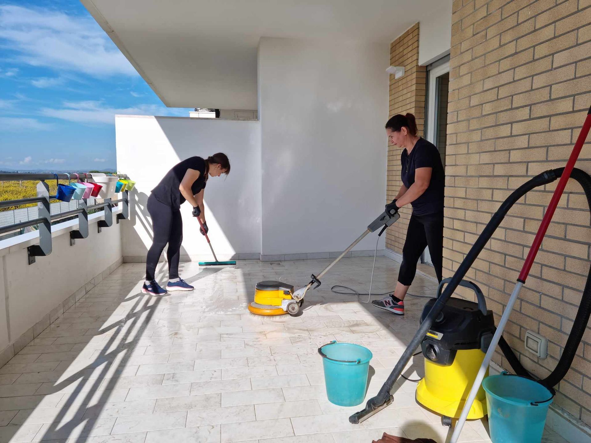 pulizie terrazzi roma