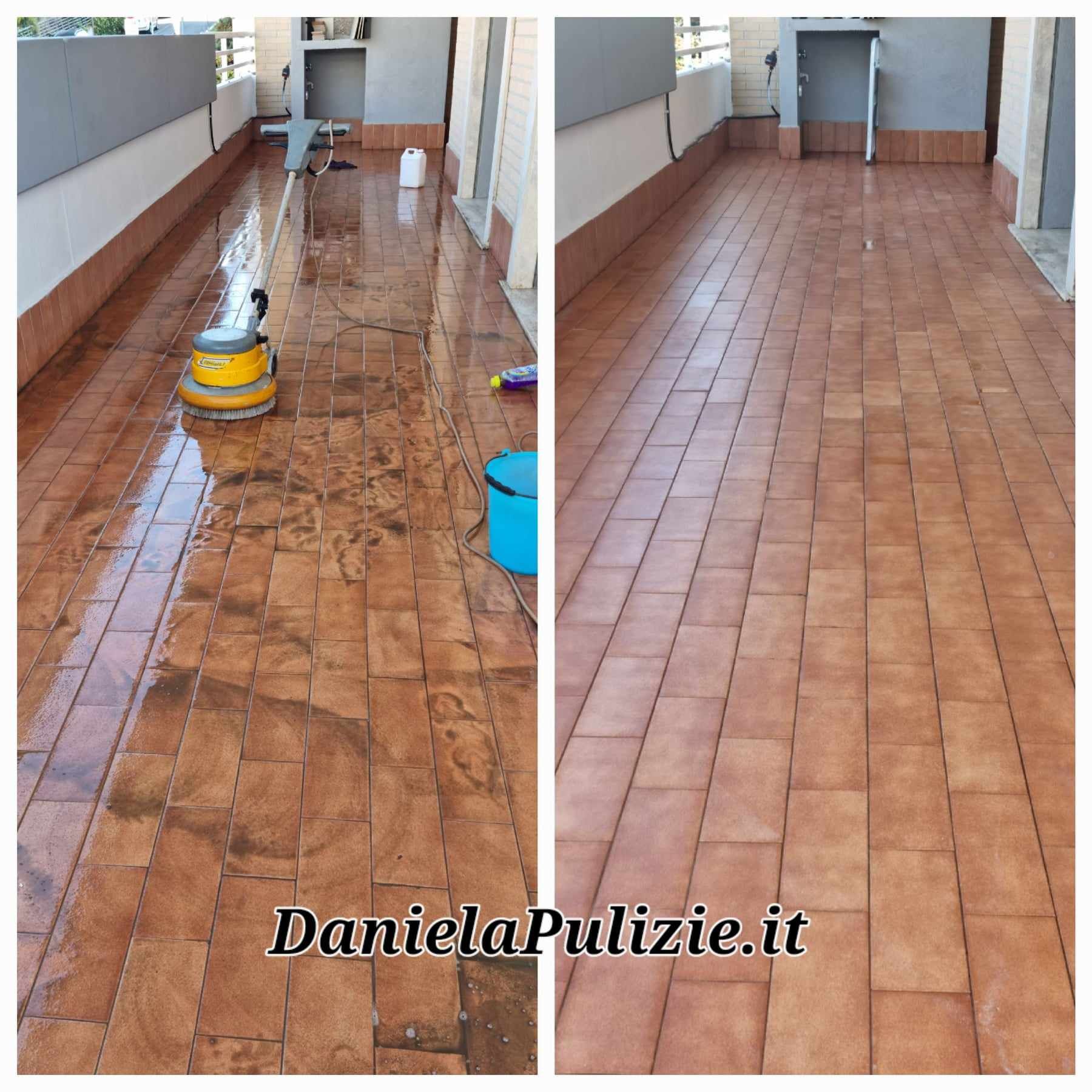 pulizia pavimenti con monospazzoola