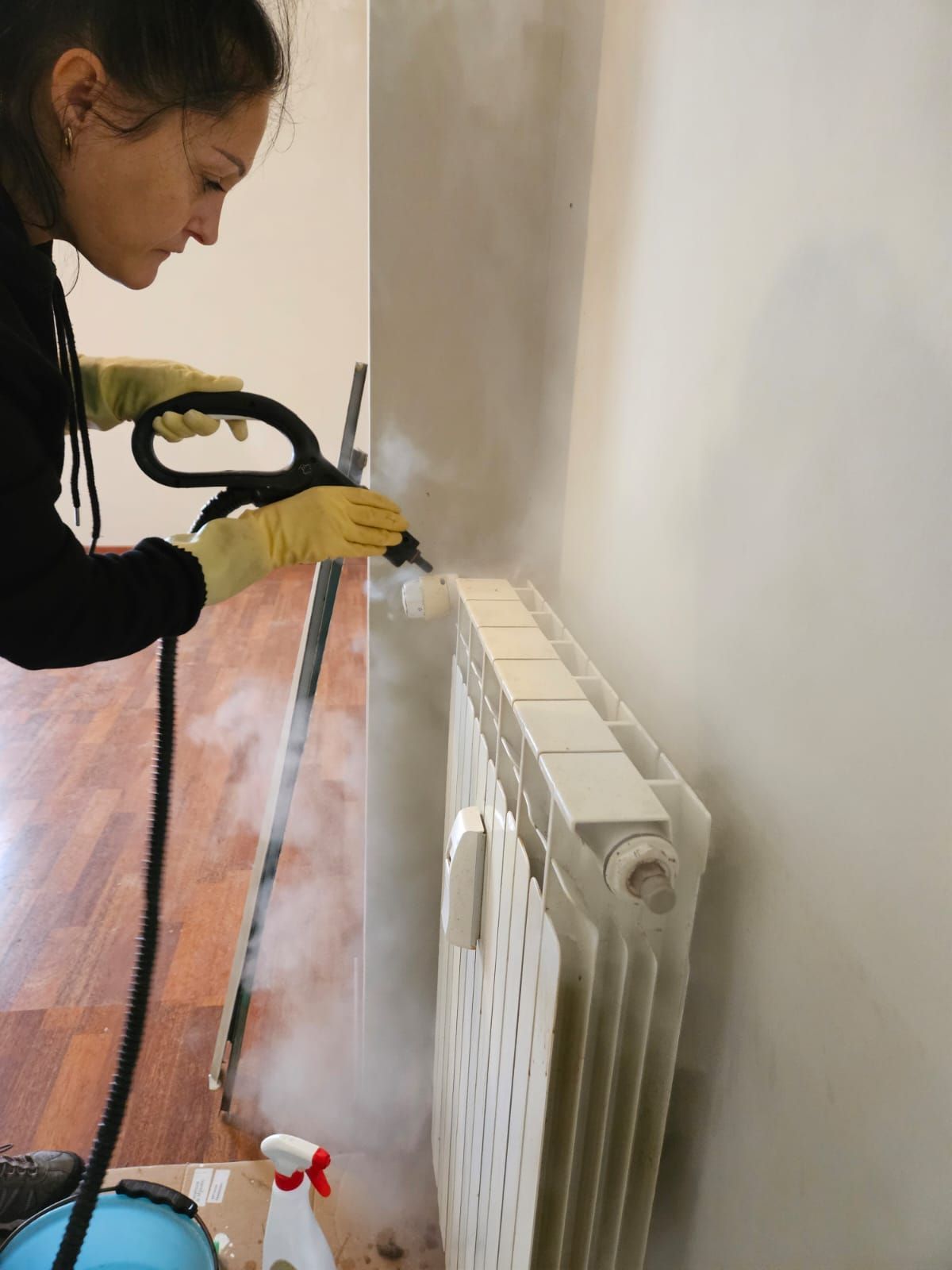 pulizia termosifoni dopo cantiere