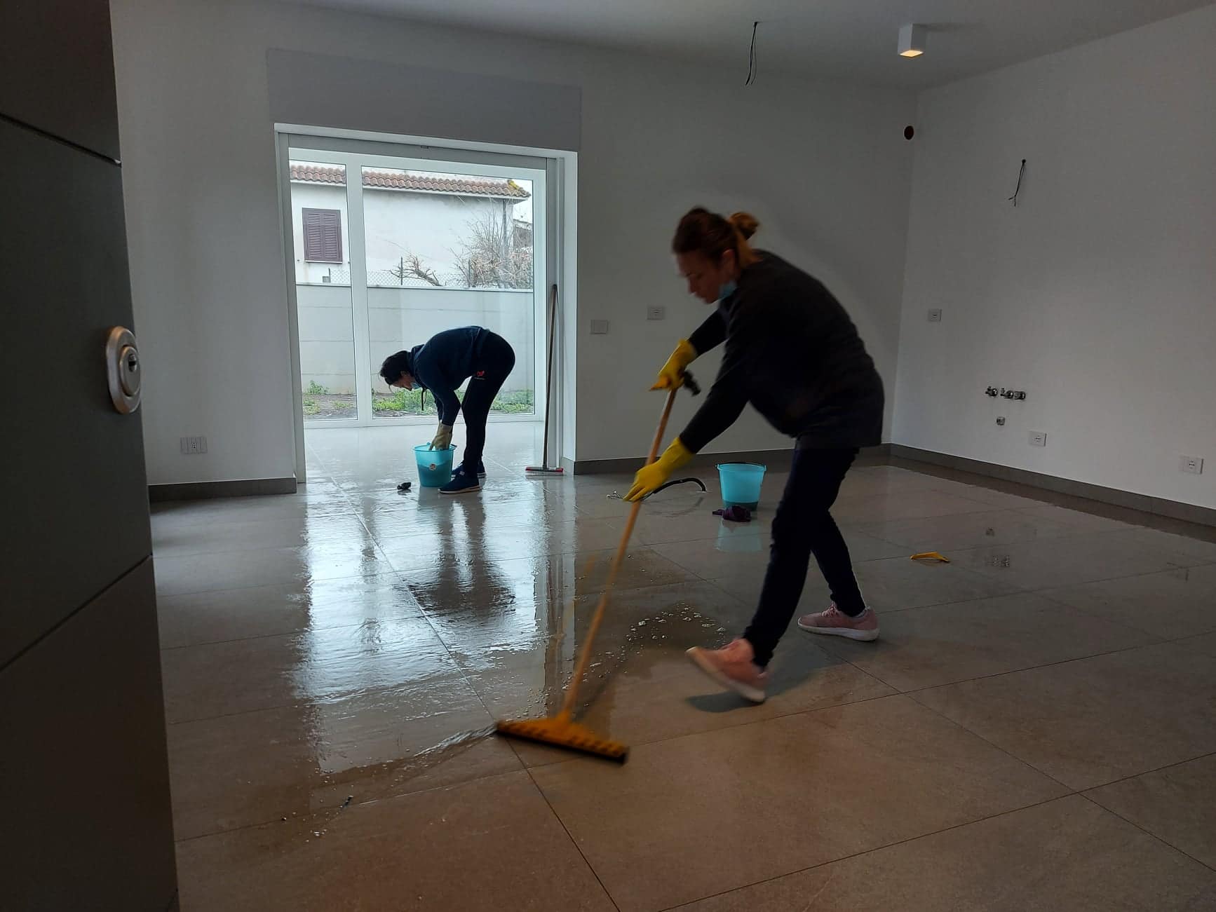 foto pulizie post ristrutturazione Roma sud