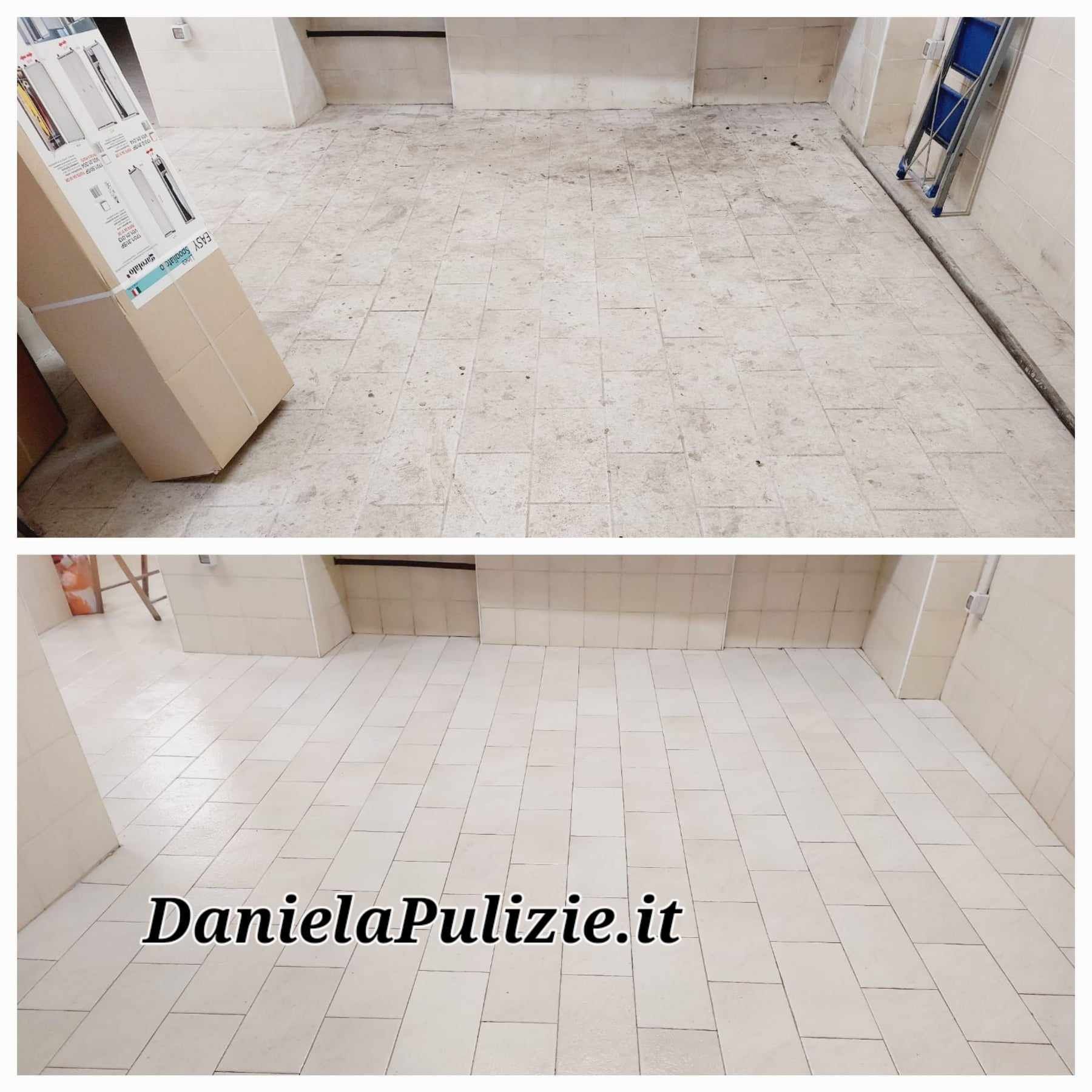 come pulire i pavimenti  per la polvere da cantiere