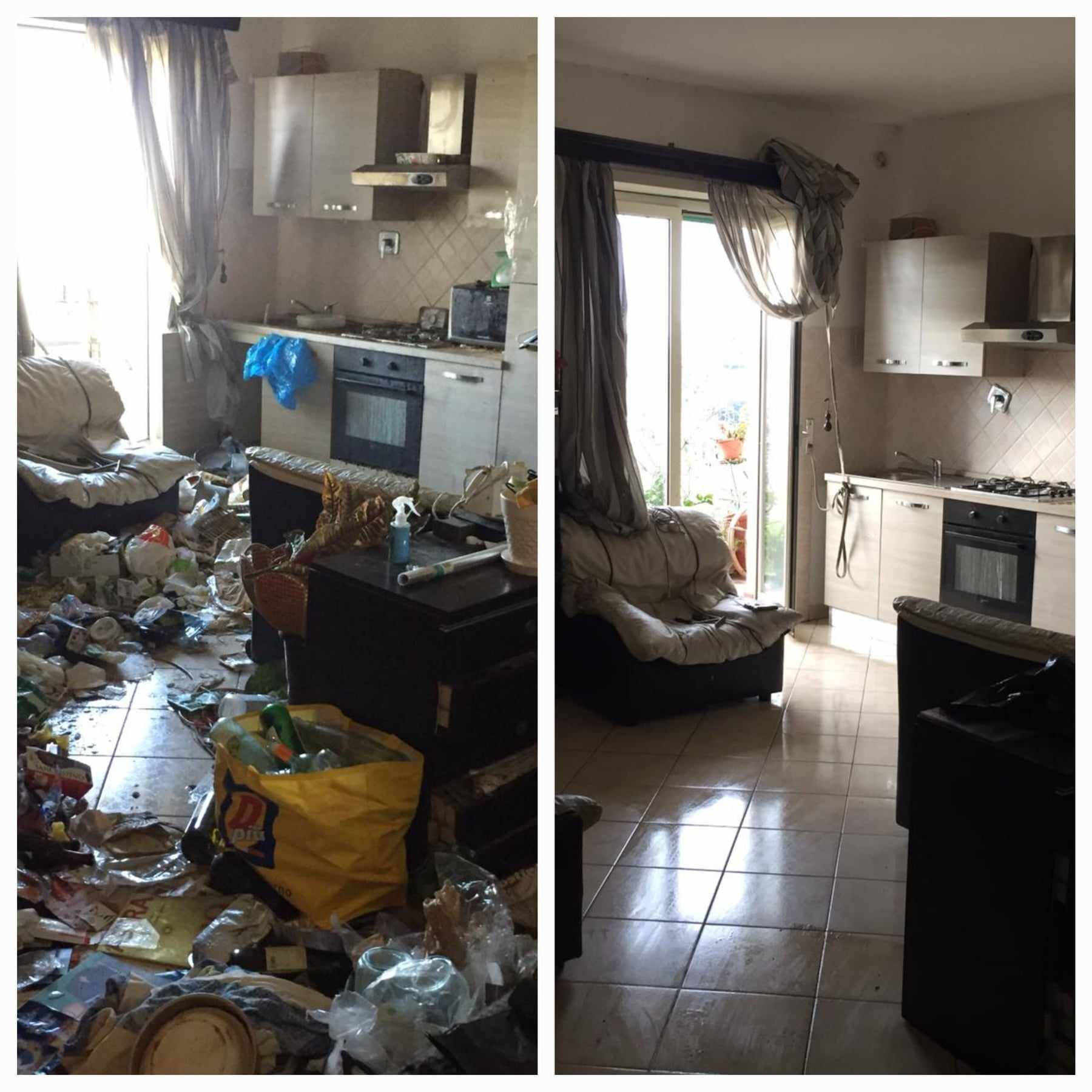 sgombero e pulizia casa roma