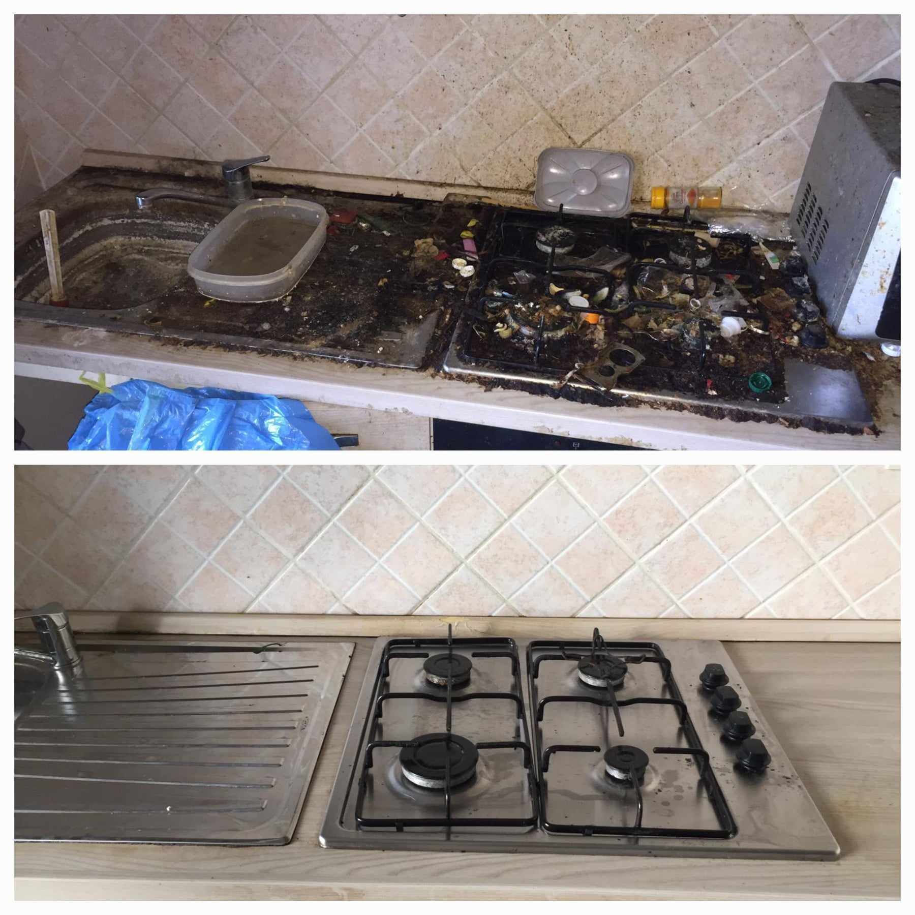 come pulire una casa molto sporca