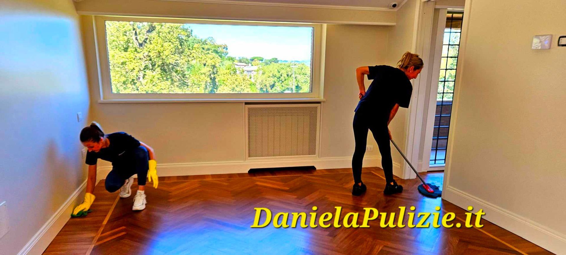 pulizie pavimenti parquet dopo posa