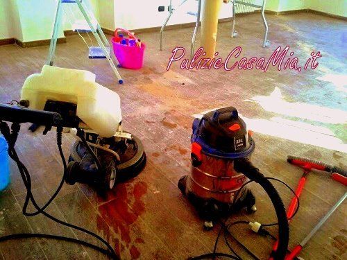 pulizie pavimenti in gres effetto legno Roma