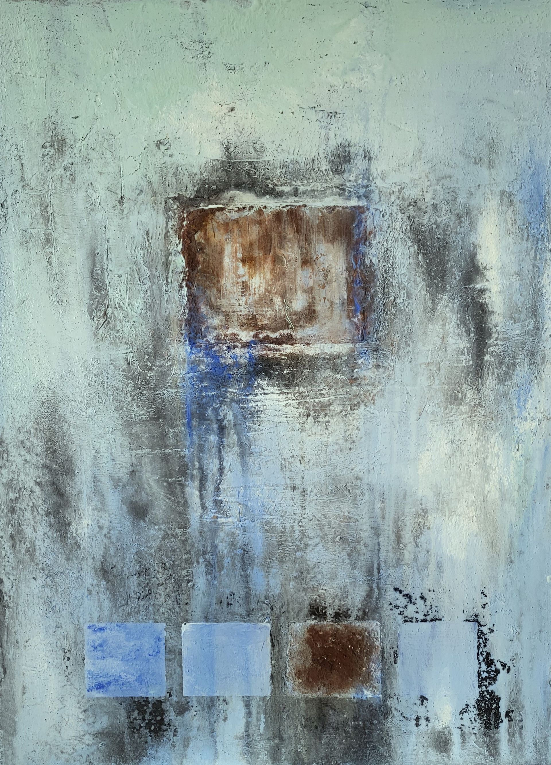 Acryl Lasuren Strukturen Rost - 80 x 60 x 2 - 650 Euro