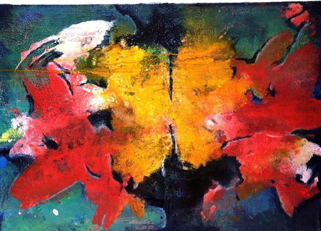 Acryl-Strukturen - 70x100 - 800 Euro