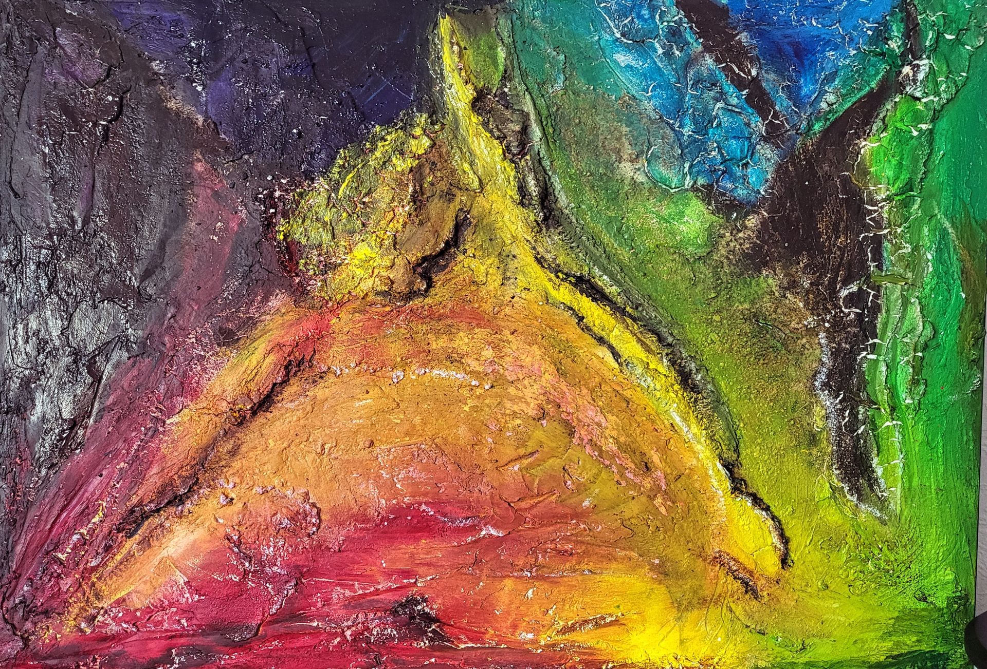 Acryl-Strukturen- 70 x 100 - 700 Euro