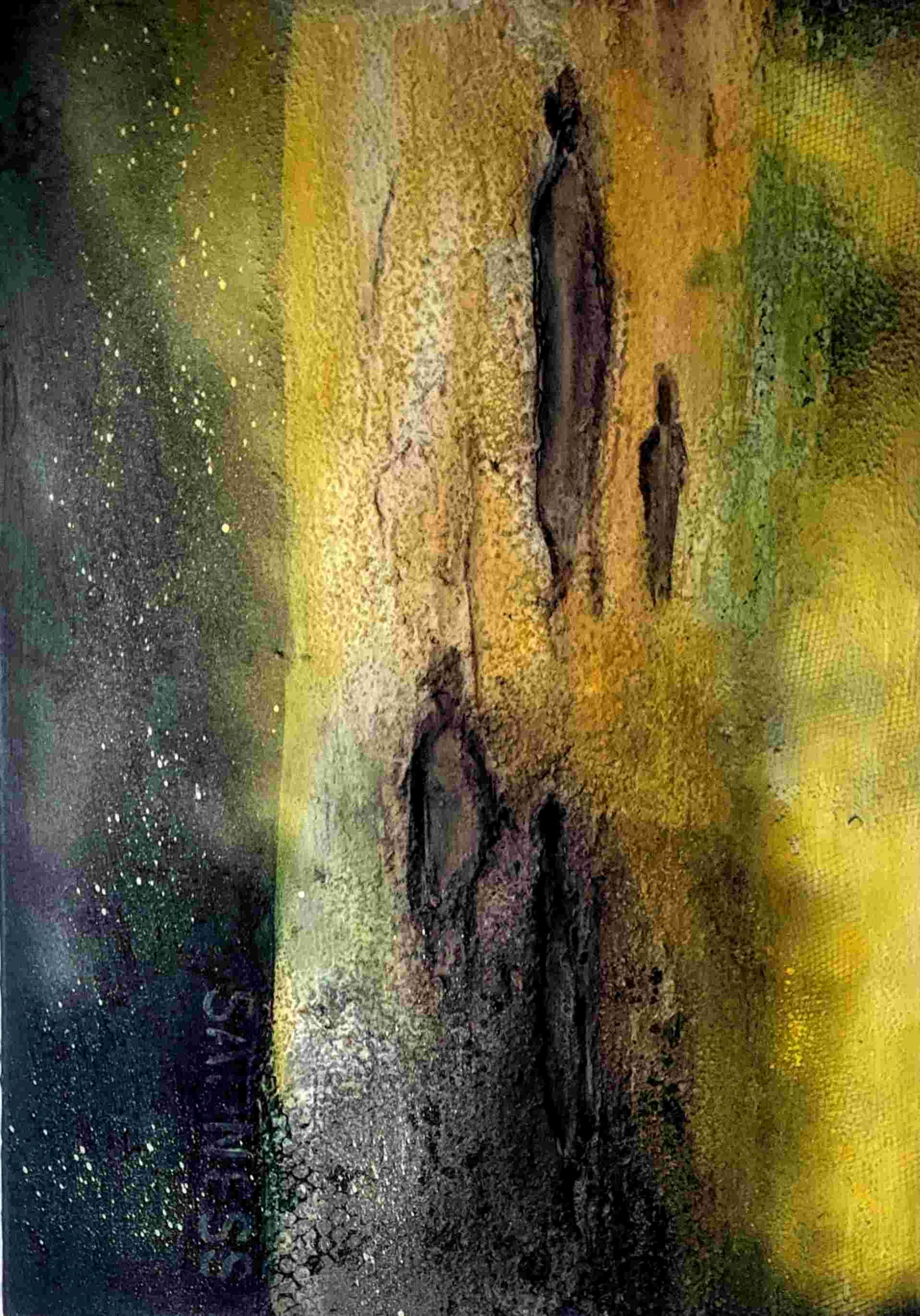 Acryl-Strukturen-Lasuren - 70x50x2 - 500 Euro