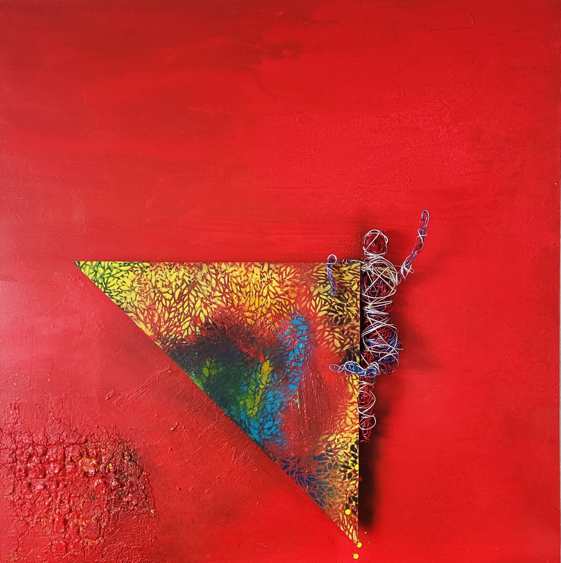 Acryl auf Stahlblech - 100x100 - 1000 Euro