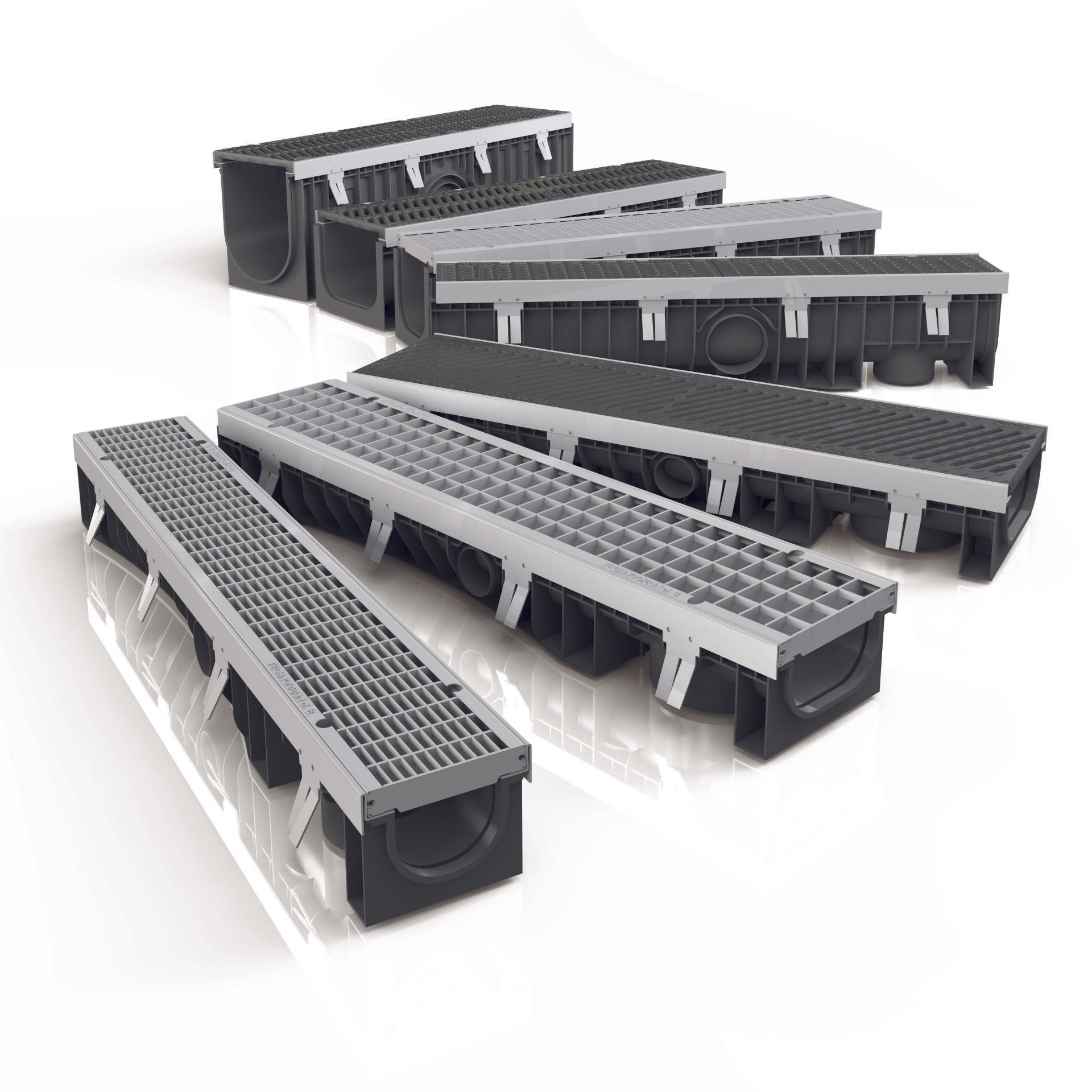 FABRICADO 100% EN POLIETILENO ALCANTARILLADO Y REJILLAS DE POLIETILENO, HIERRO DUCTIL, ACERO Y ACERO INOXIDABLE