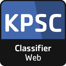KPSC Classifier Web KPSC Classifier Web