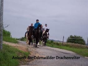 Pferdehof Dörsam - Ankunft der Odenwälder Drachenreiter