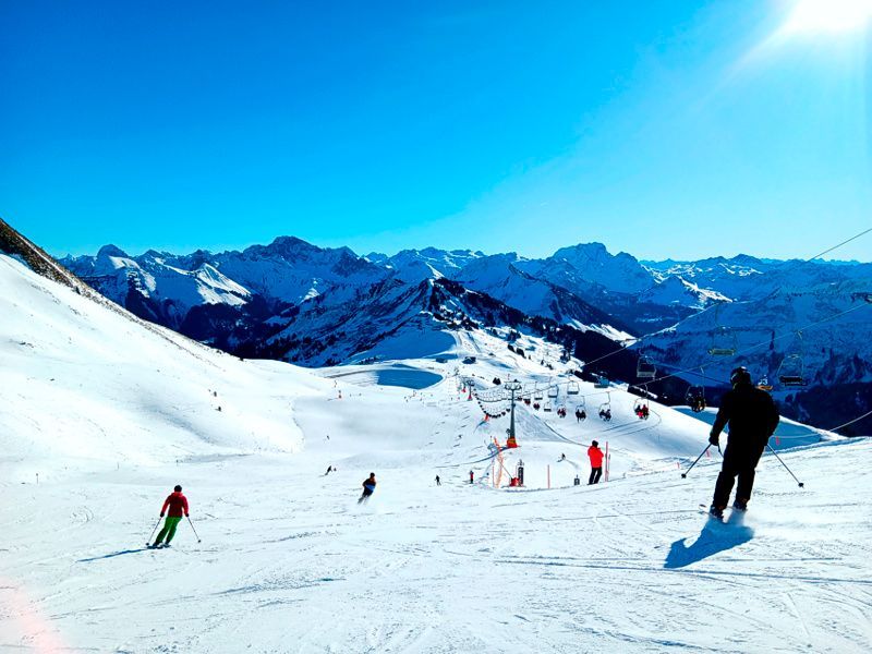 Im Skigebiet Im Skigebiet