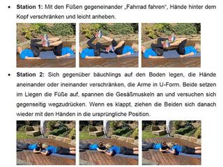 Bebilderte Übungsanleitung Bebilderte Übungsanleitung