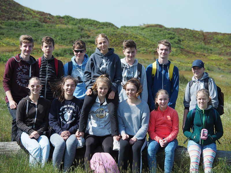 Die Gruppe auf Langeoog Die Gruppe auf Langeoog