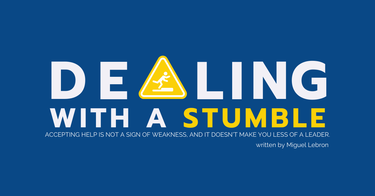 Dealing With A Stumble Dealing With A Stumble