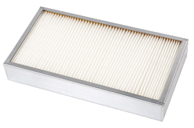 Filtro dell'aria con design plissettato