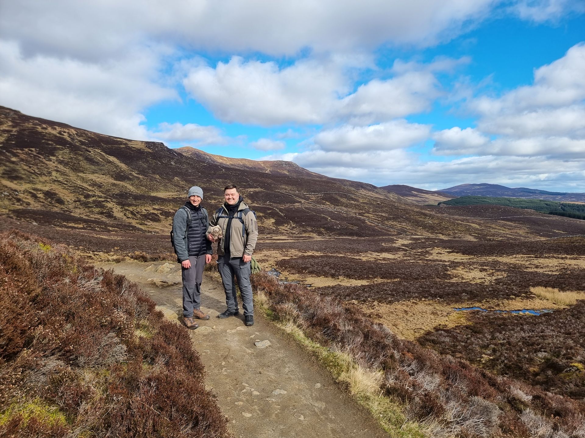 Der Whisky Wombat auf dem Ben Vrackie