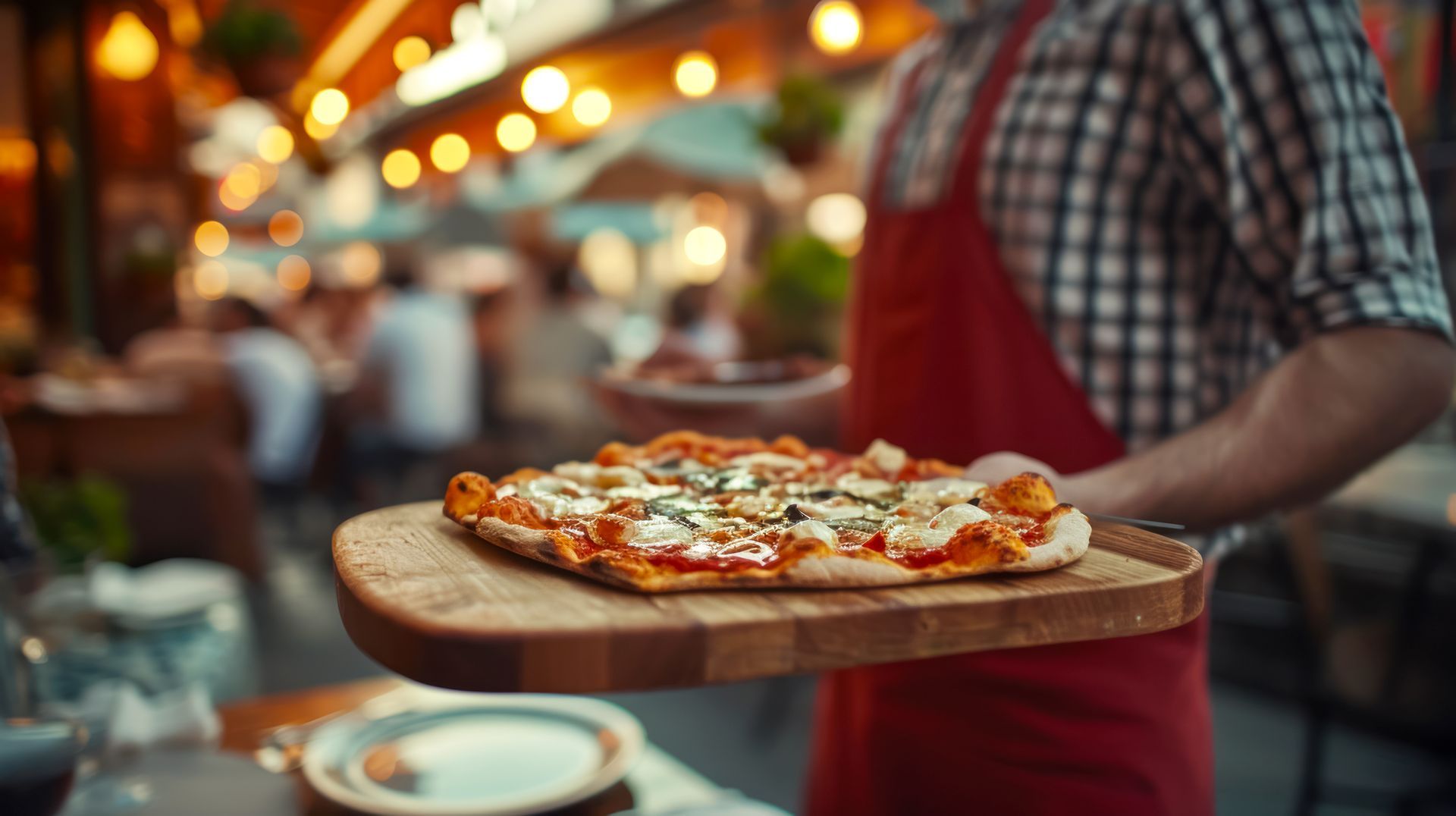 Pizzeria in 100 Metern Entfernung zur Monteurunterkunft
