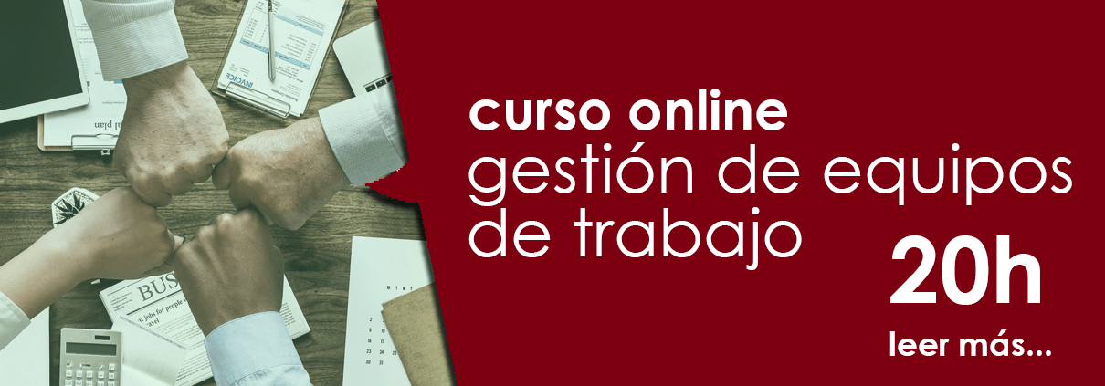 curso online gestión de equipos de trabajo