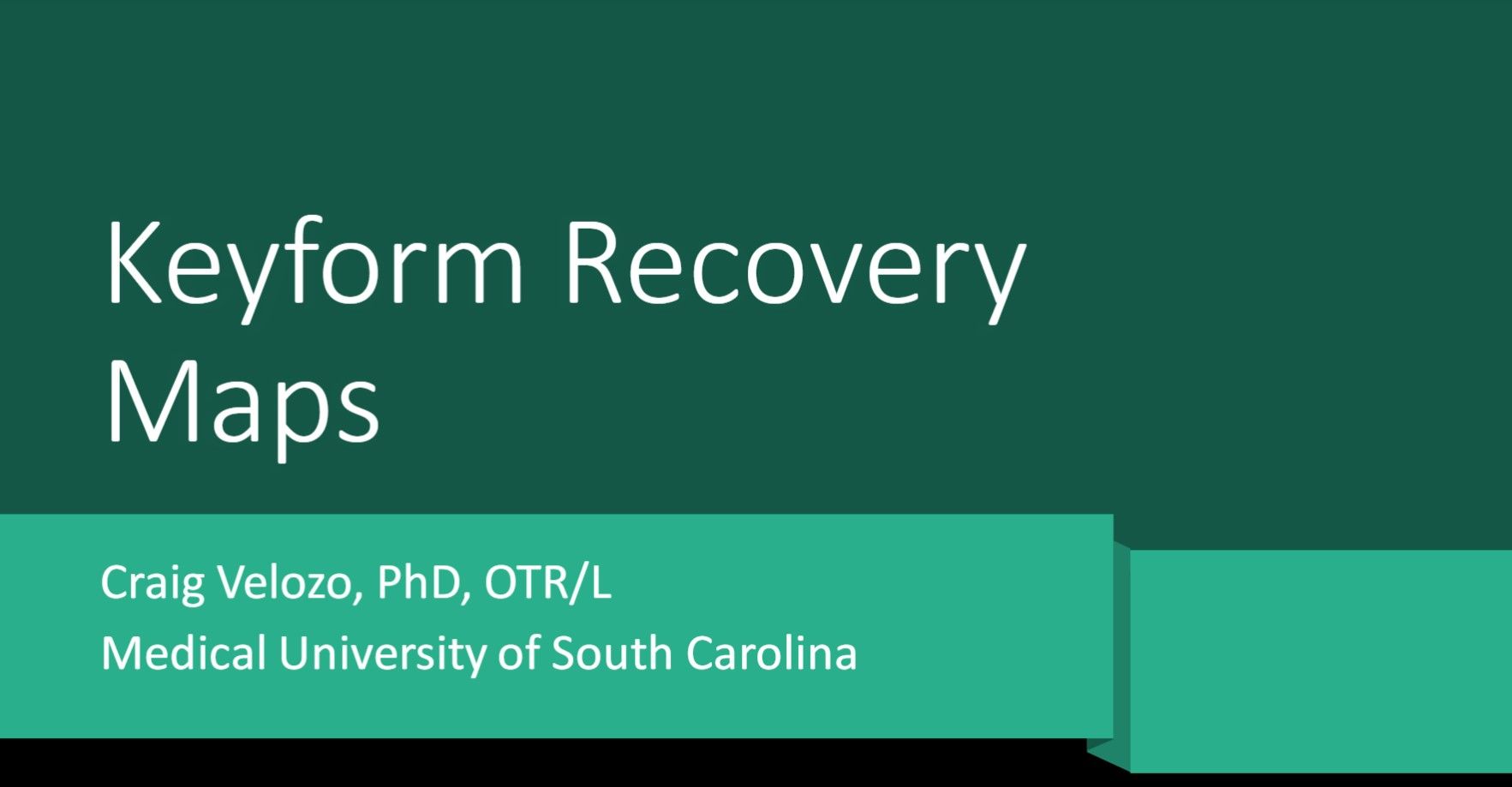 Keyform Recovery Map Video